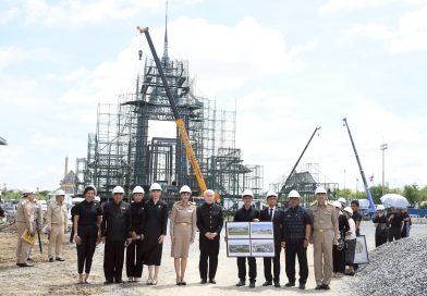 รองนายกรัฐมนตรี ลงพื้นที่สนามหลวงติดตามความคืบหน้าการจัดสร้างพระเมรุมาศฯ ในการพระราชพิธีถวายพระเพลิงพระบรมศพ สมเด็จพระนางเจ้าสิริกิติ์ พระบรมราชินีนาถ พระบรมราชชนนีพันปีหลวง